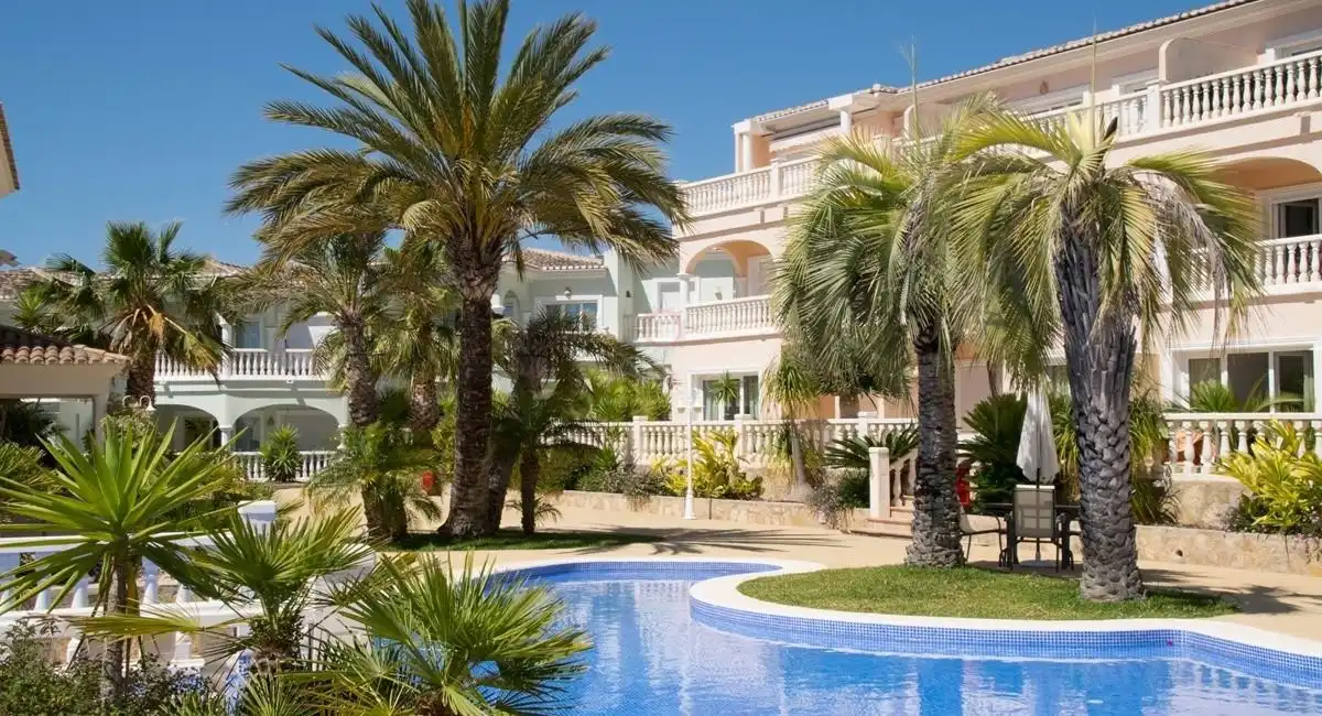 Vista exterior de Apartamento en venta en Benissa con Aire acondicionado, Jardín privado y Terraza