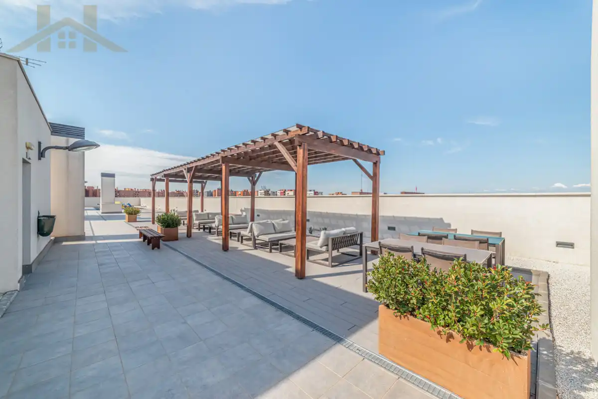 Terrace of Flat for sale in Móstoles  with Air Conditioner, Heating and Storage room