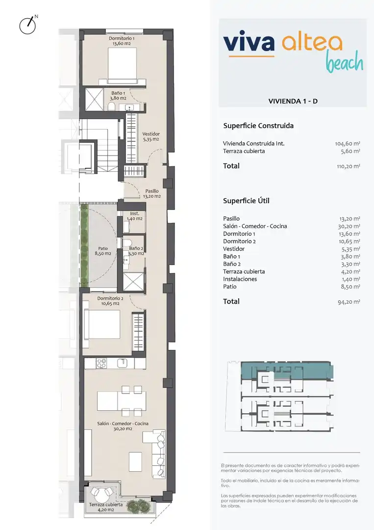 Apartamento en venta en Altea con Aire acondicionado, Terraza y Alarma