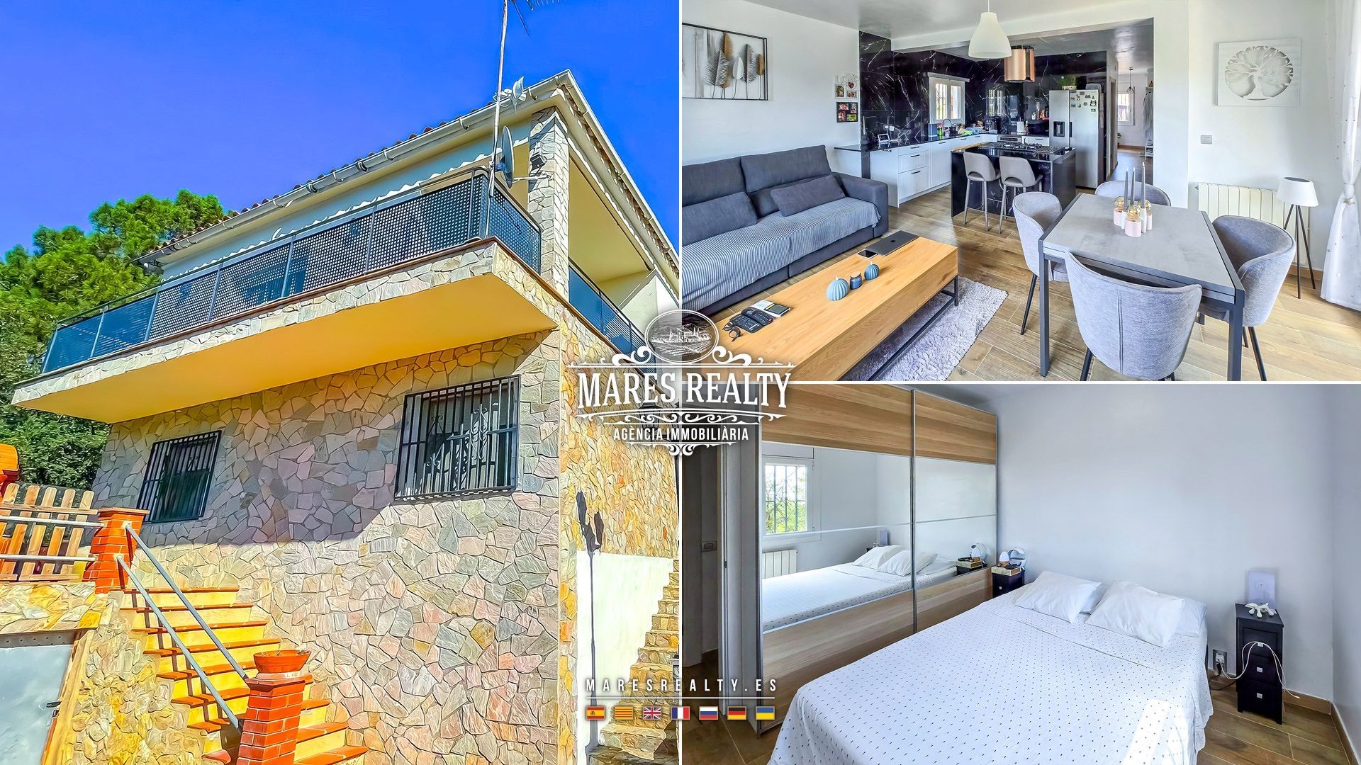 Vista exterior de Casa o chalet en venta en Lloret de Mar con Aire acondicionado, Calefacción y Jardín privado