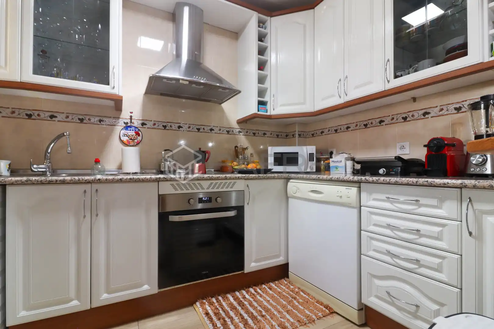 Kitchen of Flat for sale in Madrid  with Air Conditioner, Heating and Parquet flooring
