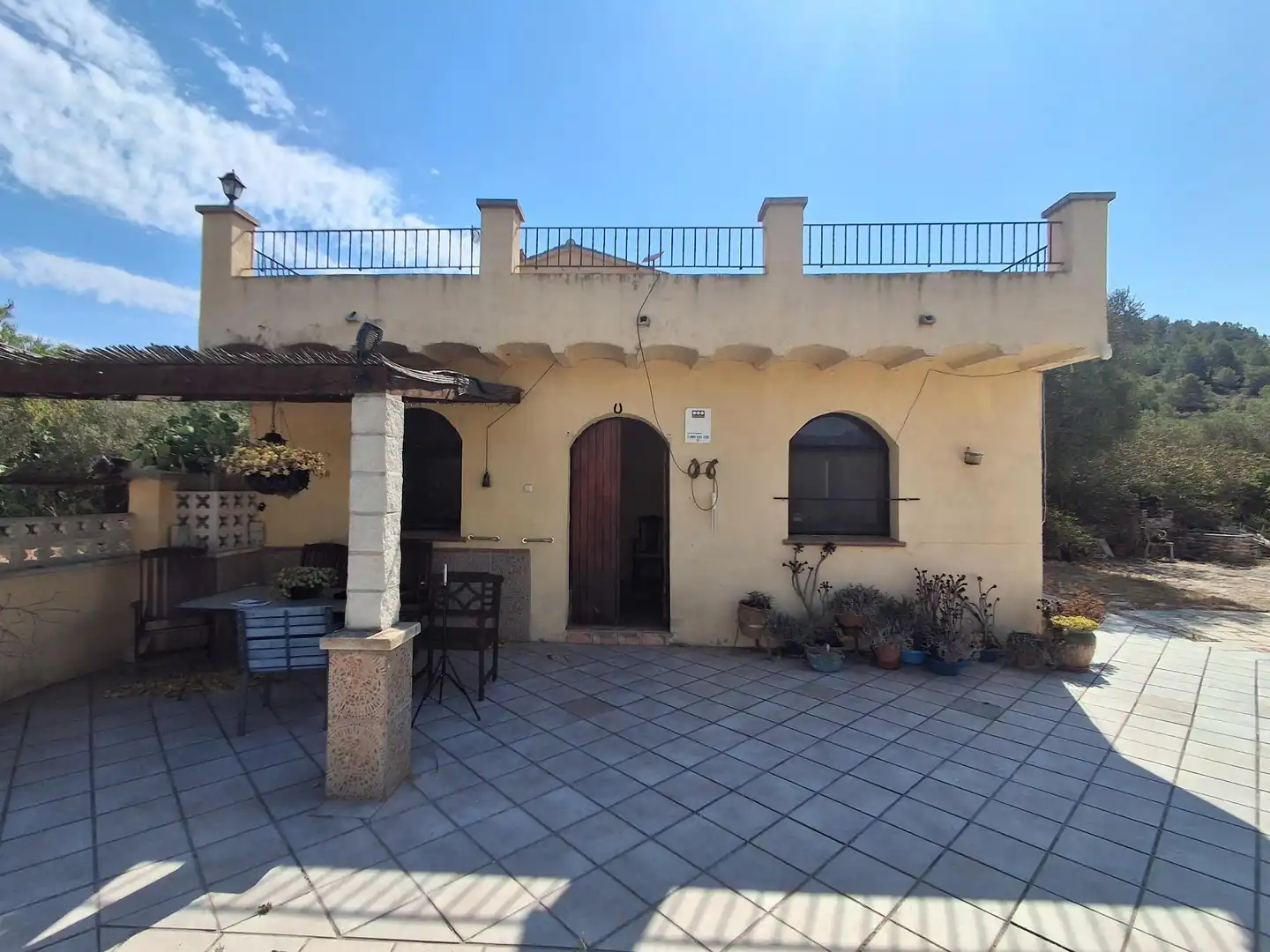 Vista exterior de Finca rústica en venda en Tivissa amb Piscina comunitària