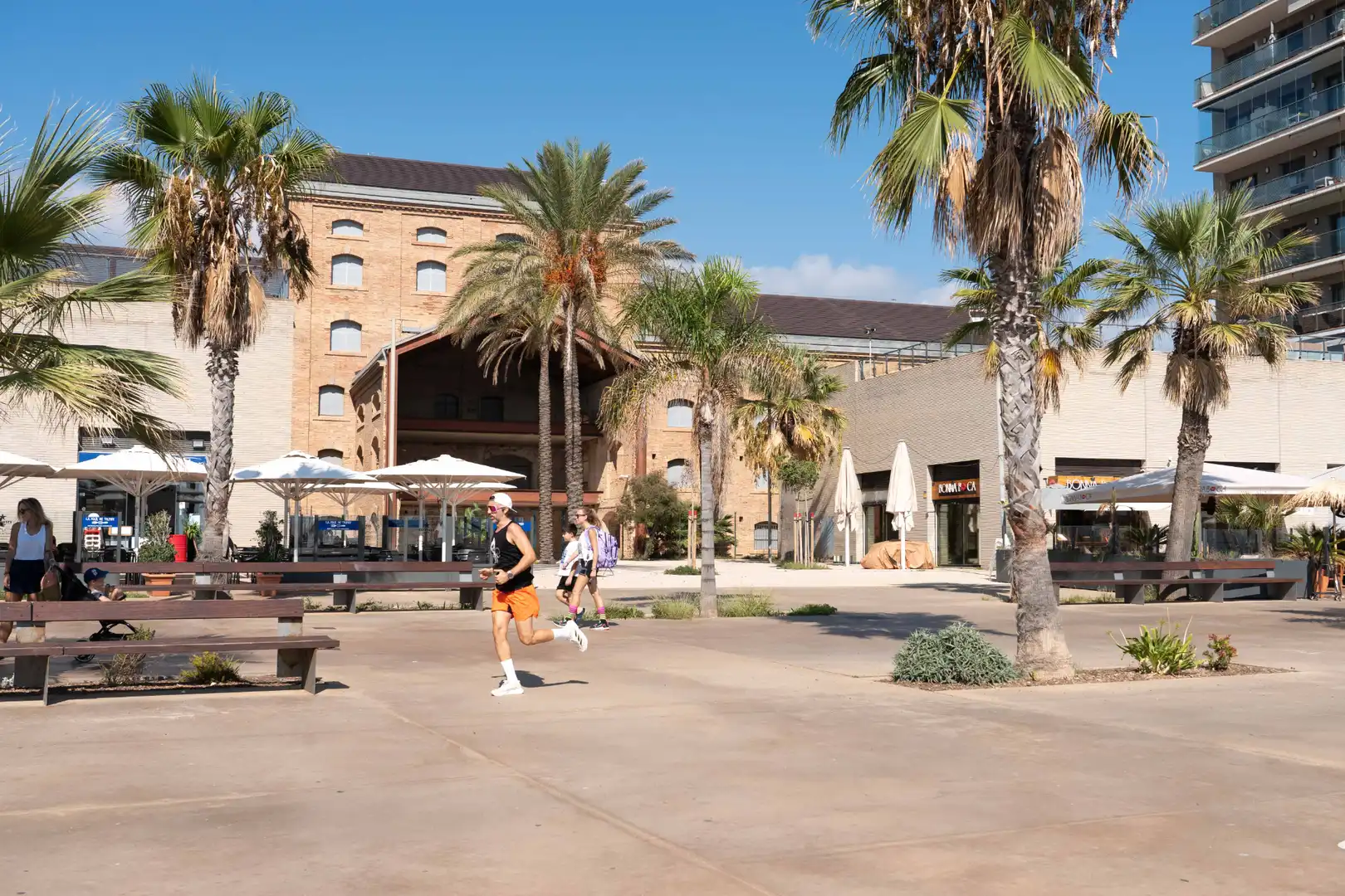 Außenansicht von Wohnung zum Verkauf in Badalona mit Heizung und Terrasse