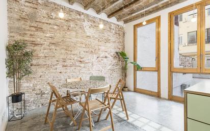 Dining room of Attic for sale in  Barcelona Capital  with Air Conditioner, Heating and Terrace