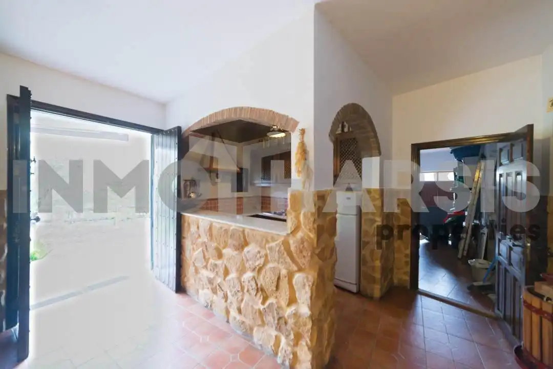 Cuina de Casa o xalet en venda en Abrucena amb Jardí privat, Terrassa i Moblat