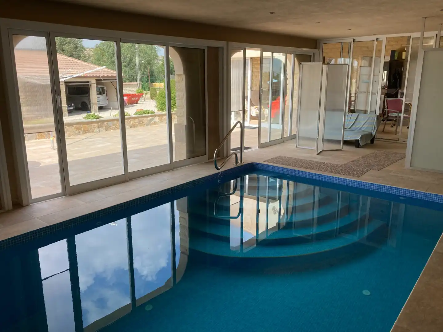 Piscina de Finca rústica en venta en Aspe con Aire acondicionado, Calefacción y Jardín privado