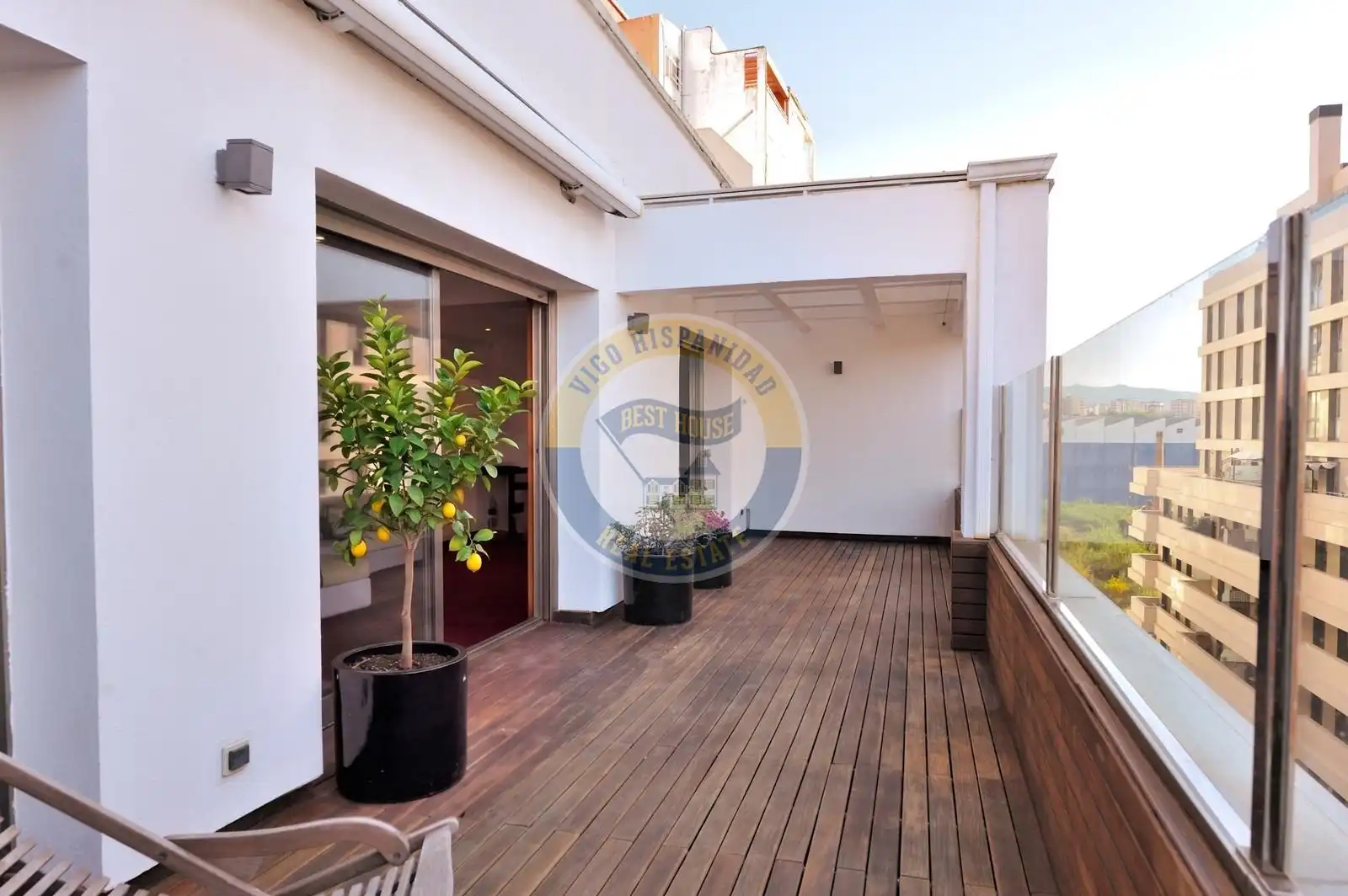 Terraza de Piso en venta en Vigo  con Calefacción, Parquet y Terraza