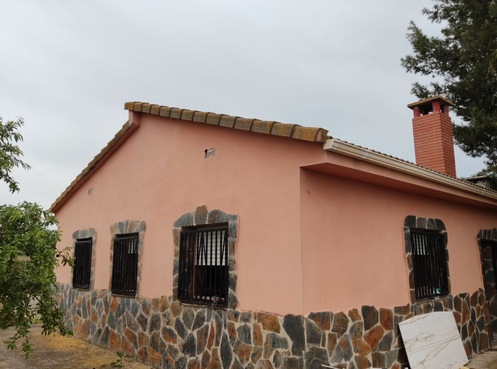 Exterior view of Country house for sale in Puigverd de Lleida  with Storage room and Swimming Pool