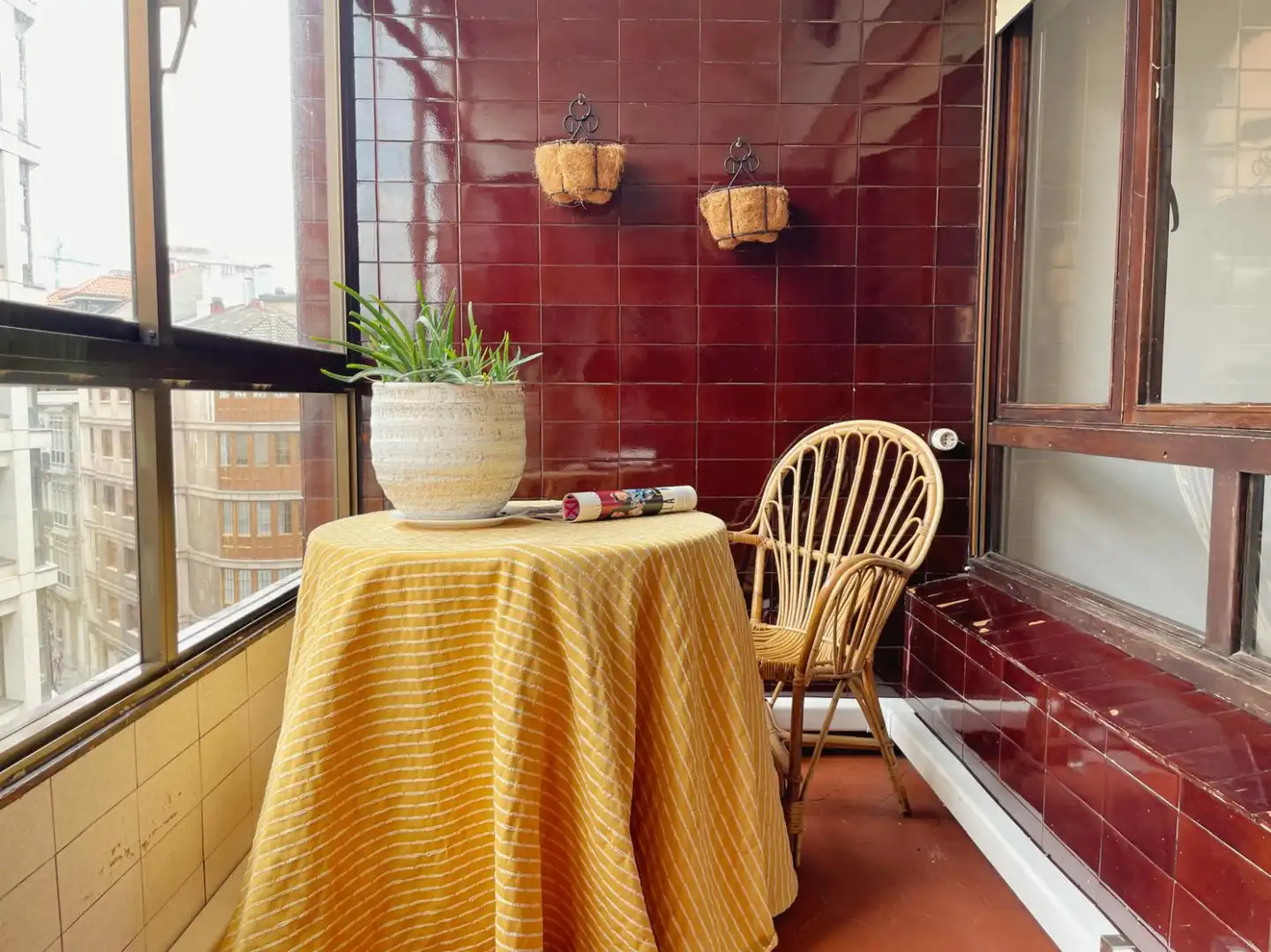 Balcony of Flat for sale in Centro