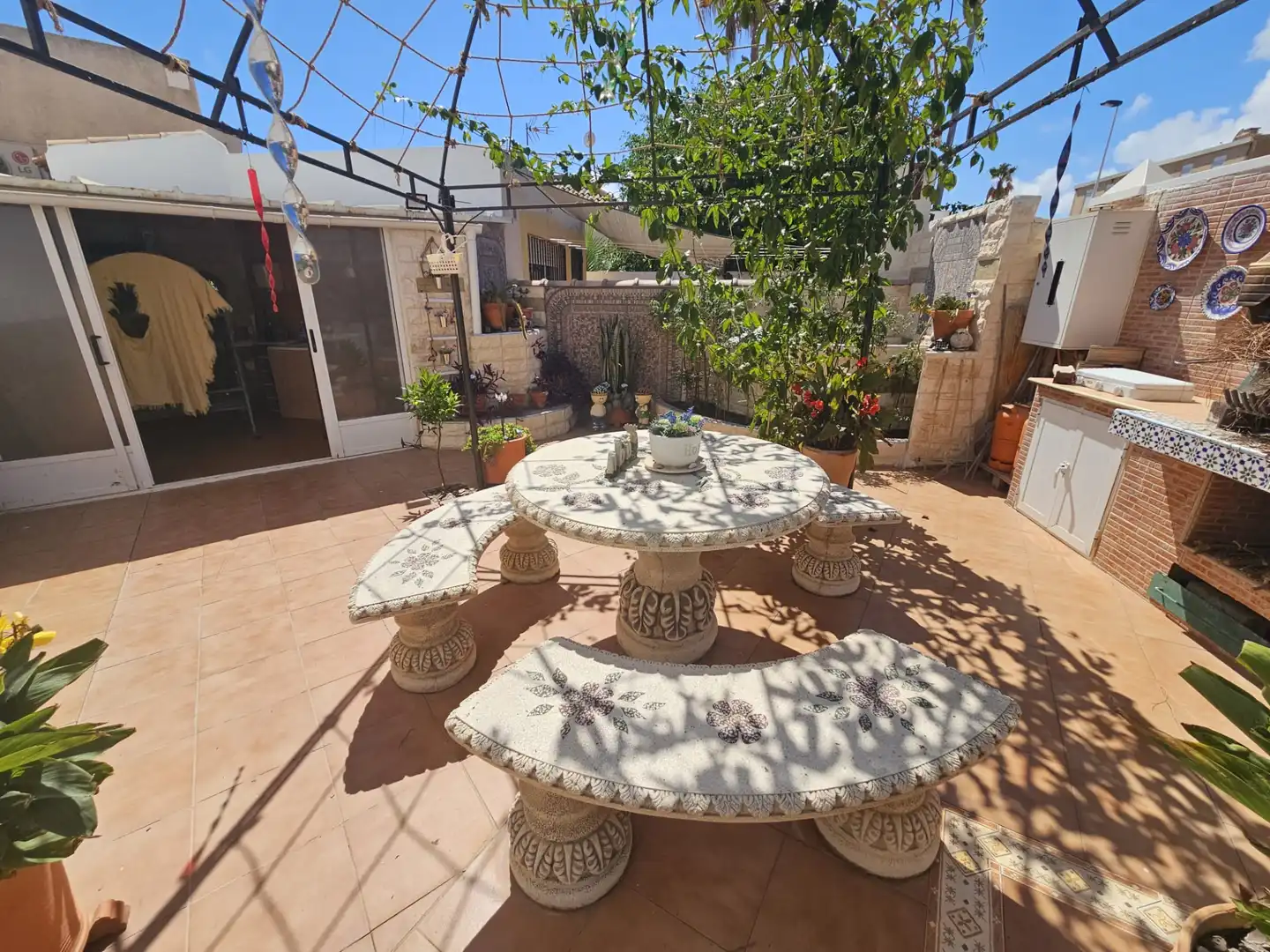 Terraza de Casa o chalet en venta en Torrevieja con Aire acondicionado, Jardín privado y Terraza