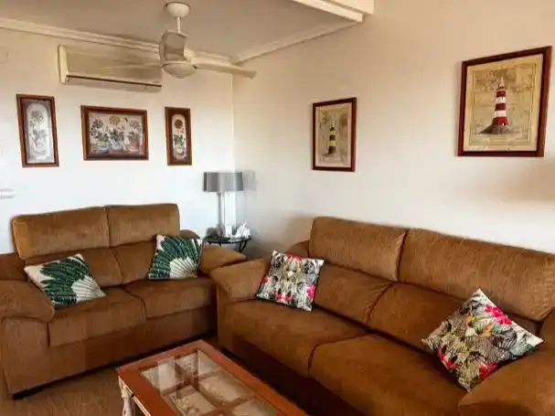 Wohnzimmer von Wohnungen zum Verkauf in Orihuela mit Klimaanlage und Schwimmbad