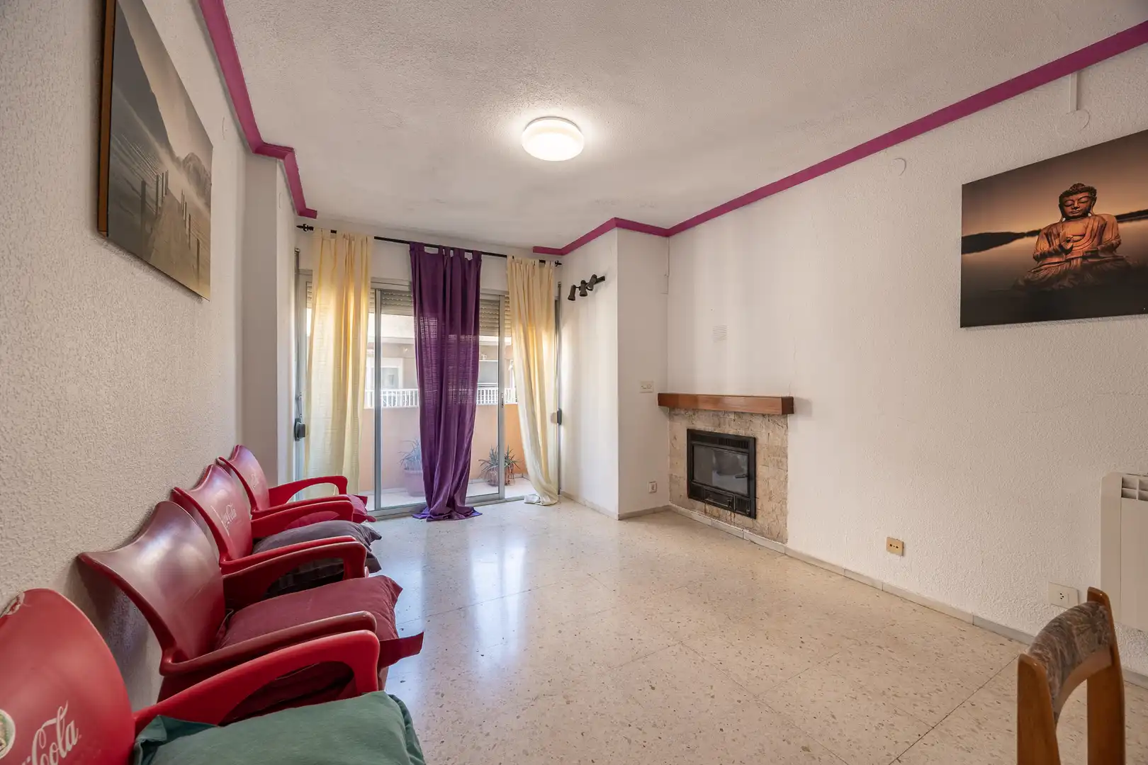Wohnzimmer von Wohnung zum Verkauf in Callosa d'en Sarrià mit Abstellraum und Balkon