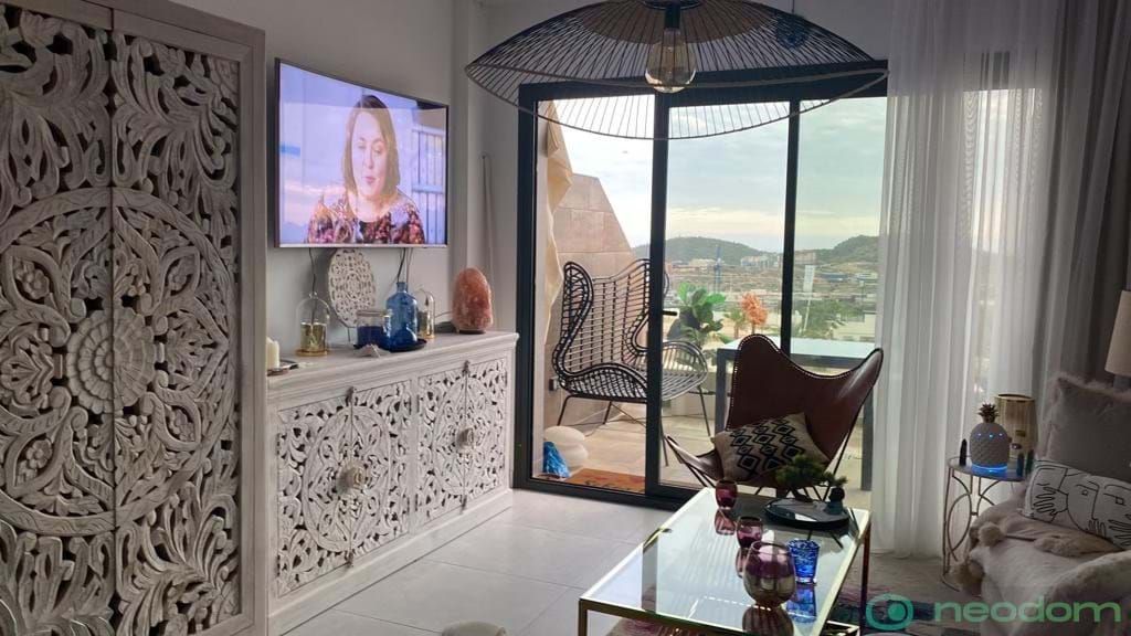Sala d'estar de Dúplex en venda en Finestrat amb Aire condicionat, Calefacció i Terrassa
