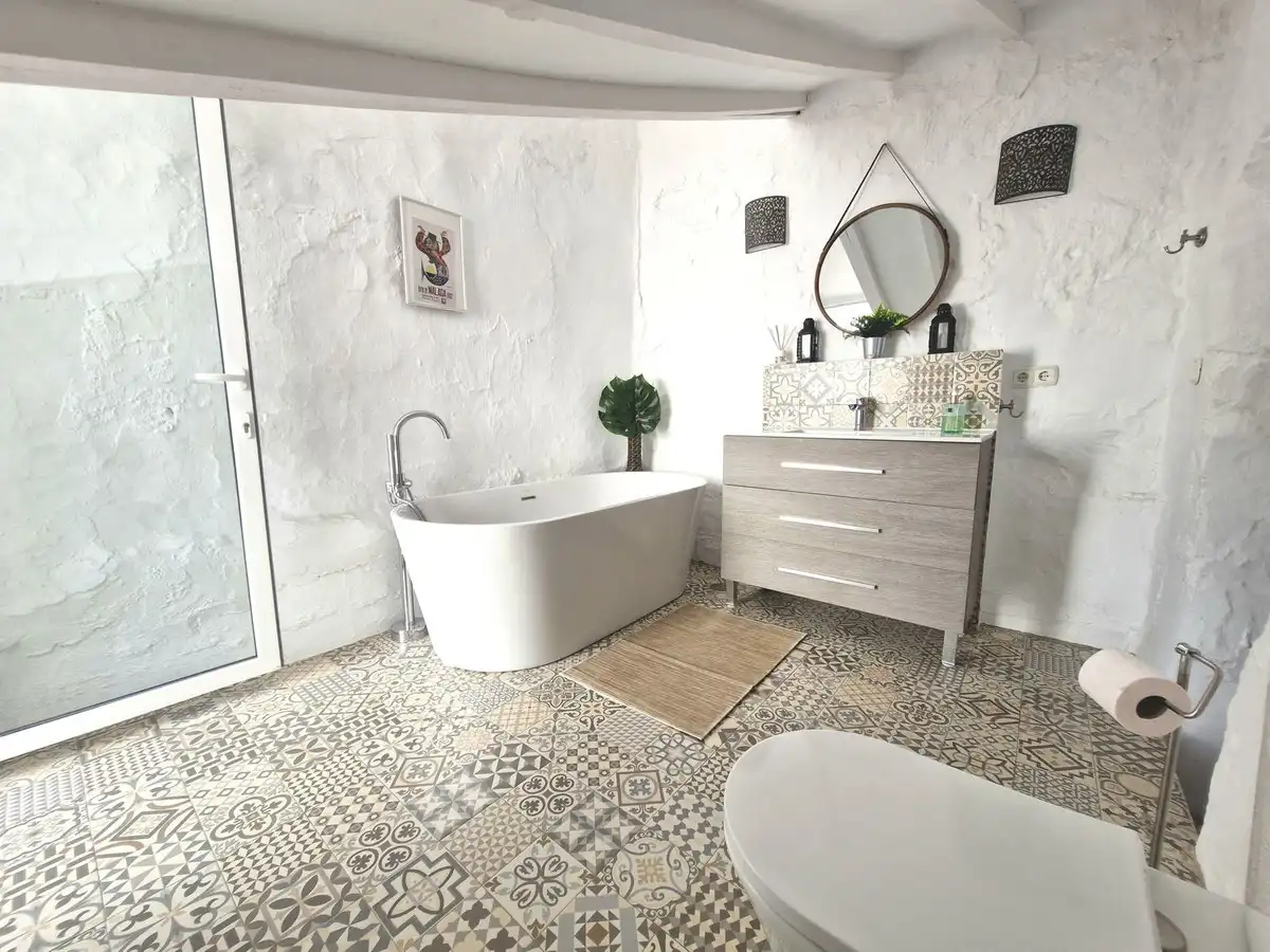 Bathroom of Houses for sale in Mijas  with Air Conditioner and Terrace