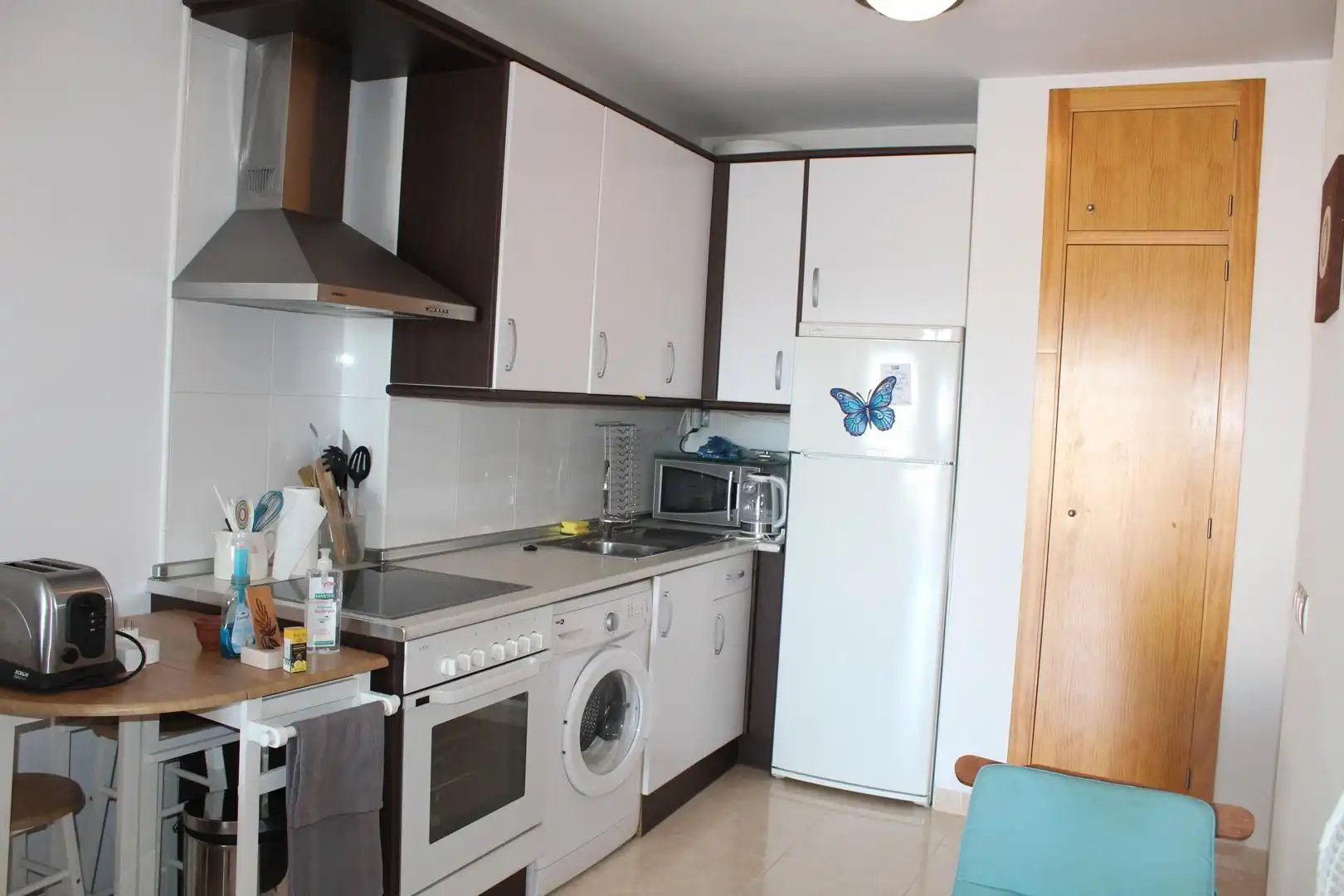 Kitchen of Apartments for sale in Vícar  with Air Conditioner, Terrace and Swimming Pool