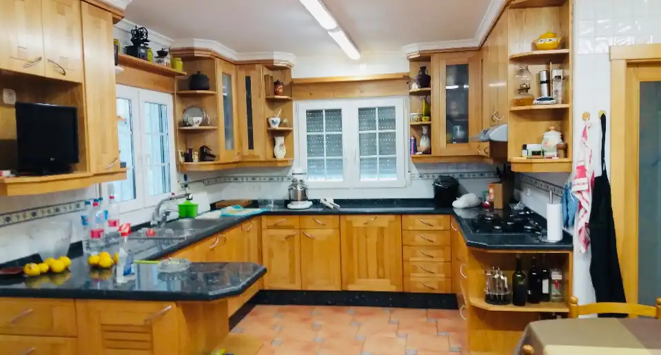 Cuina de Casa o xalet en venda en Muro de Alcoy amb Aire condicionat, Calefacció i Jardí privat