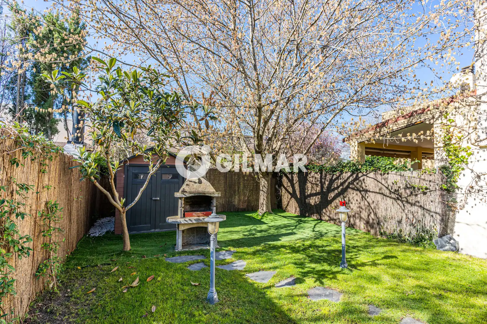Jardín de Casa adosada en venta en Monte Rozas