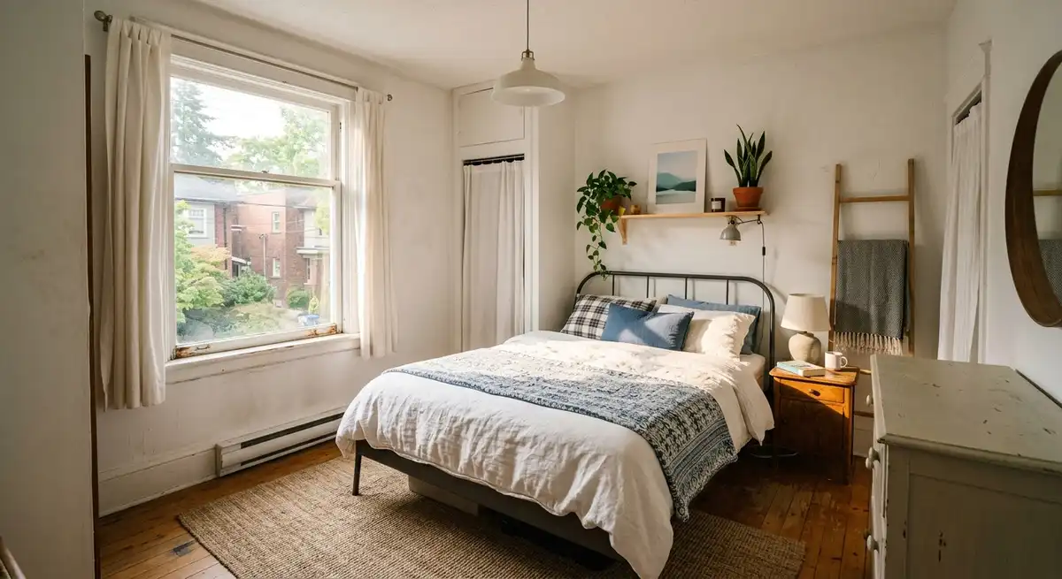Habitación de Casa adosada en venta en Madrid con Calefacción y Jardín privado