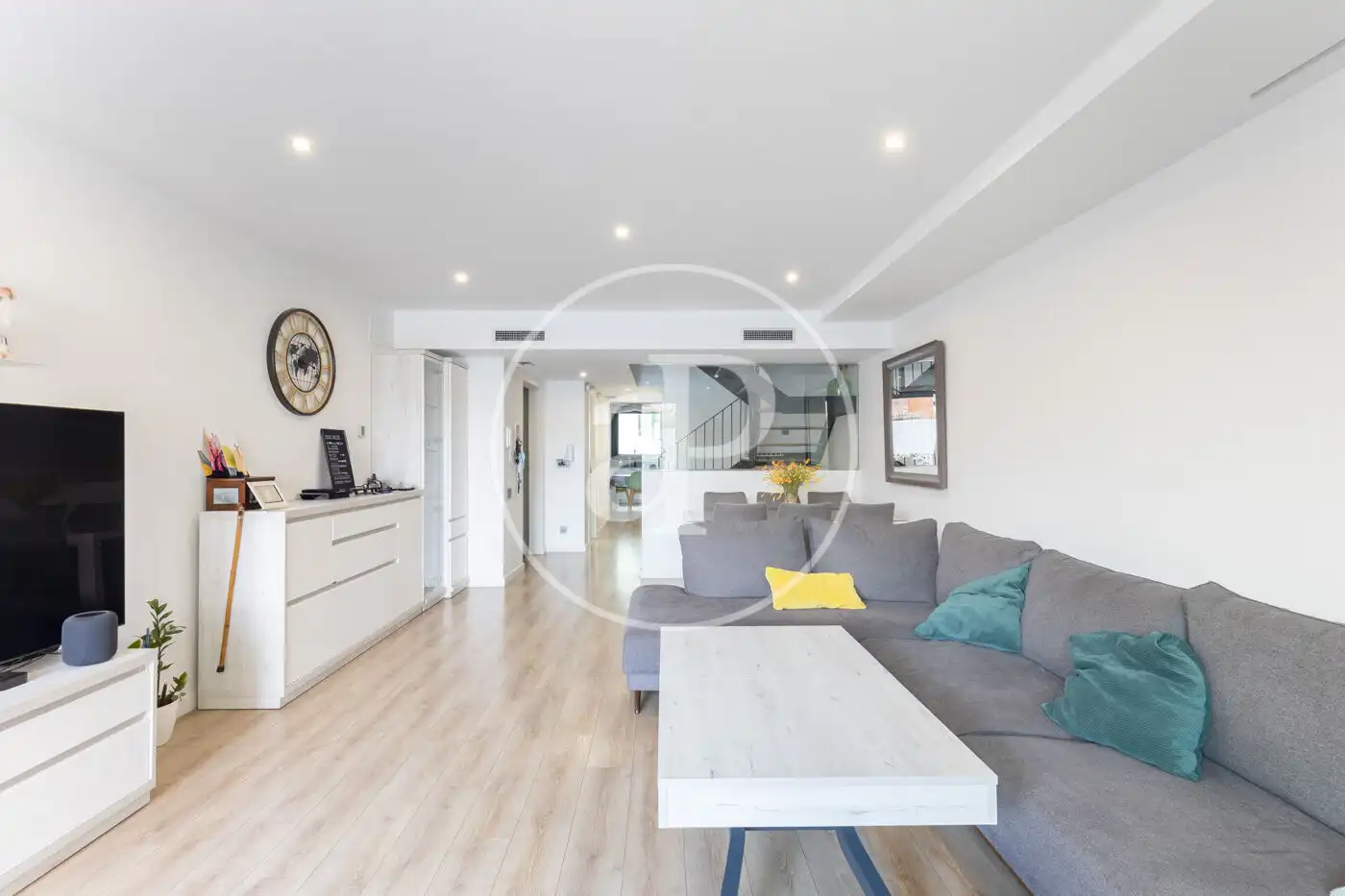Sala d'estar de Casa adosada en venda en Sabadell amb Aire condicionat, Calefacció i Terrassa