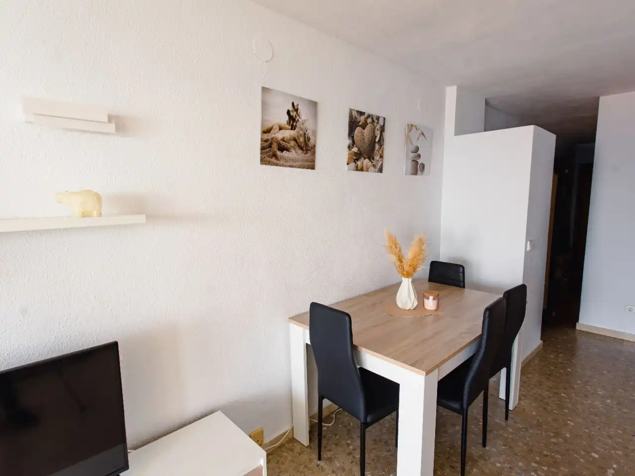 Comedor de Piso de alquiler en Salou con Aire acondicionado, Terraza y Amueblado