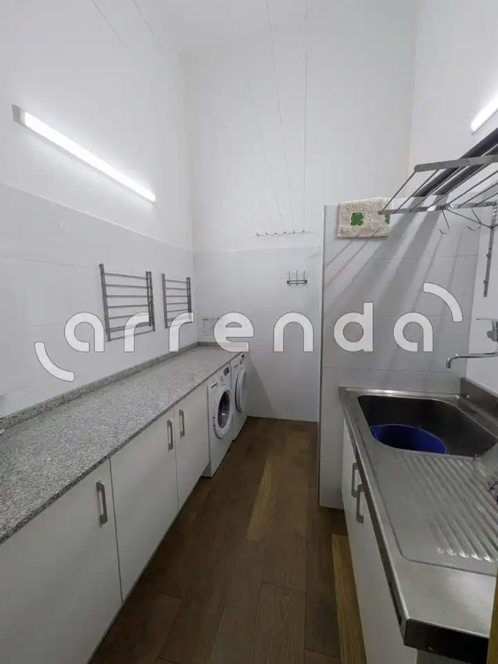 Cuina de Casa o xalet de lloguer en Piélagos amb Jardí privat, Piscina i Moblat
