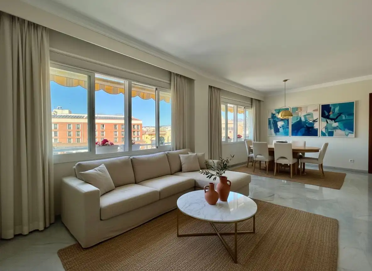 Sala d'estar de Apartament en venda en Málaga amb Aire condicionat, Calefacció i Traster
