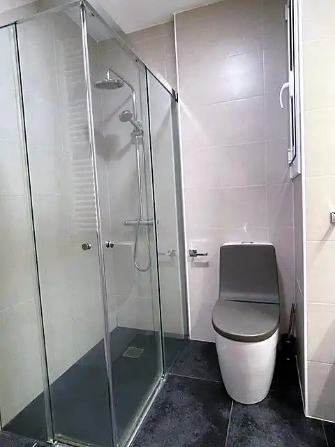 Bathroom of Flat for rent in Castelldefels  with Heating, Parquet flooring and Balcony