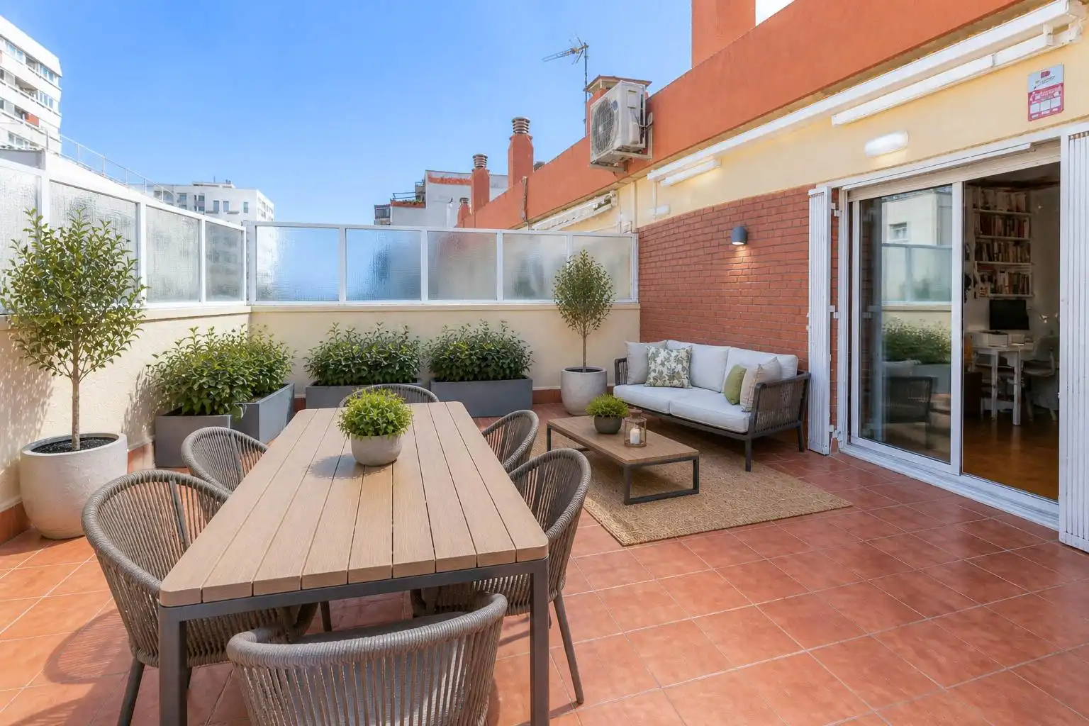 Terrace of Attic for sale in Barcelona  with Air Conditioner, Parquet flooring and Terrace