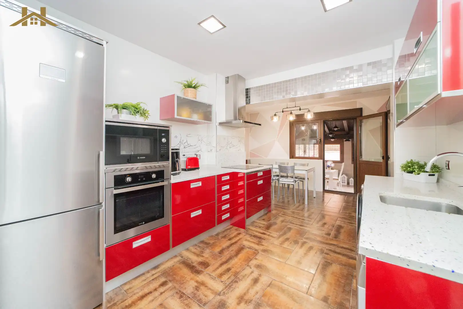 Kitchen of Houses for sale in Cubas de la Sagra  with Air Conditioner, Heating and Terrace