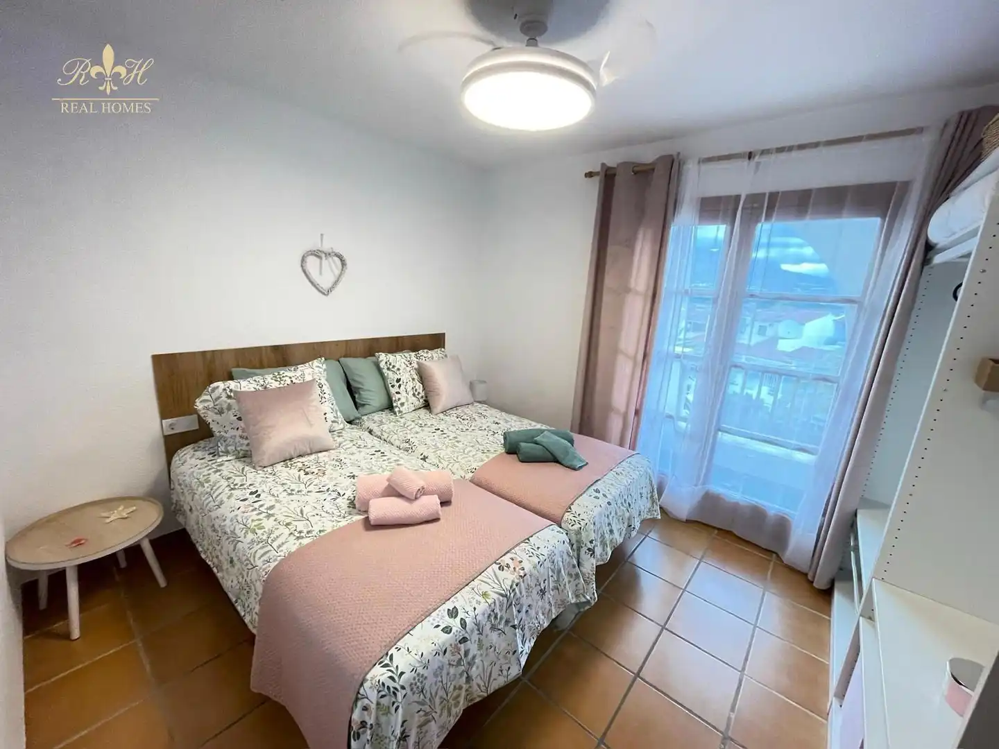 Schlafzimmer von Maisonette zur Miete in L'Alfàs del Pi mit Klimaanlage, Terrasse und Schwimmbad
