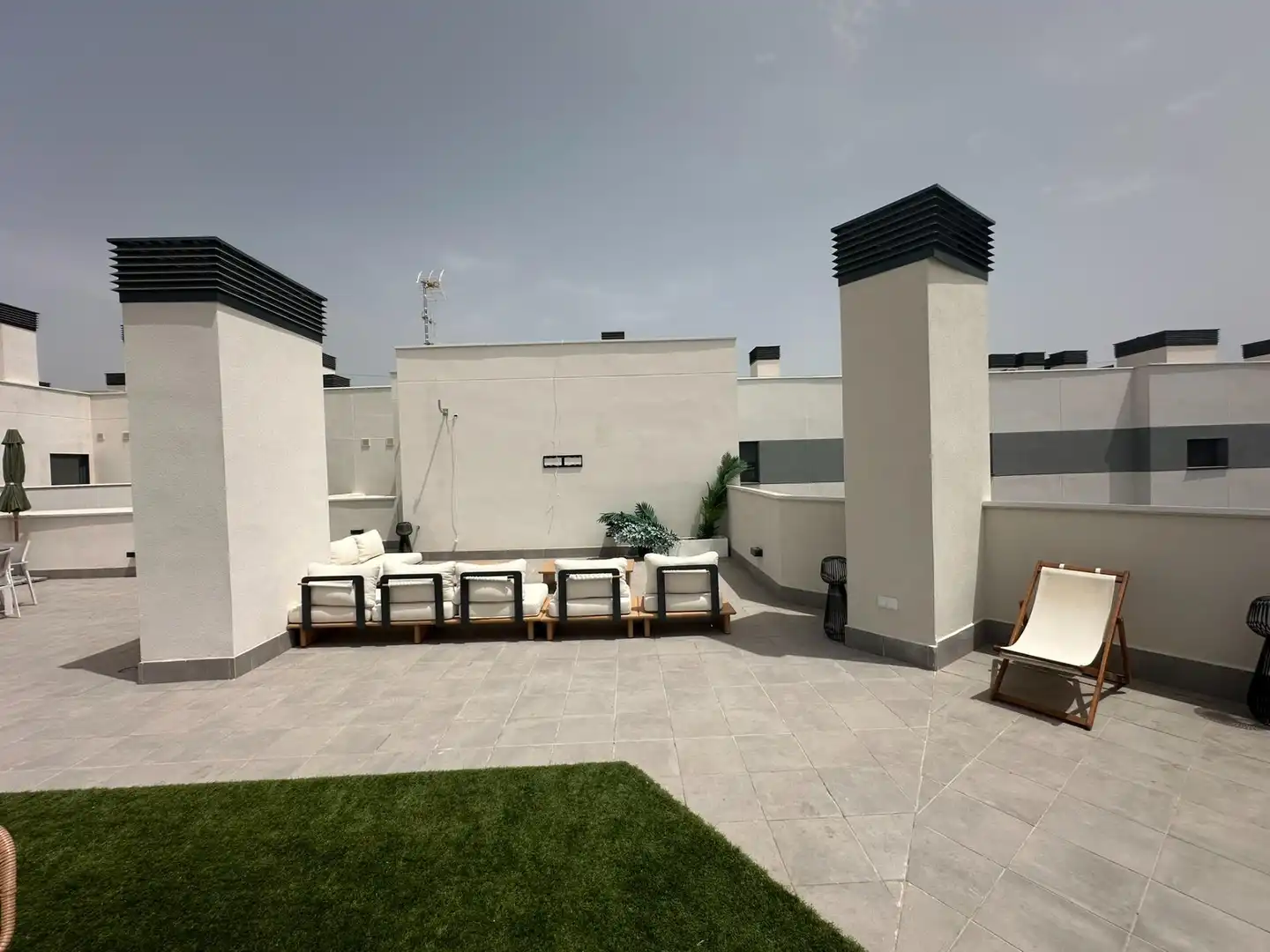 Terrace of Flat for rent in Mijas  with Air Conditioner, Heating and Private garden