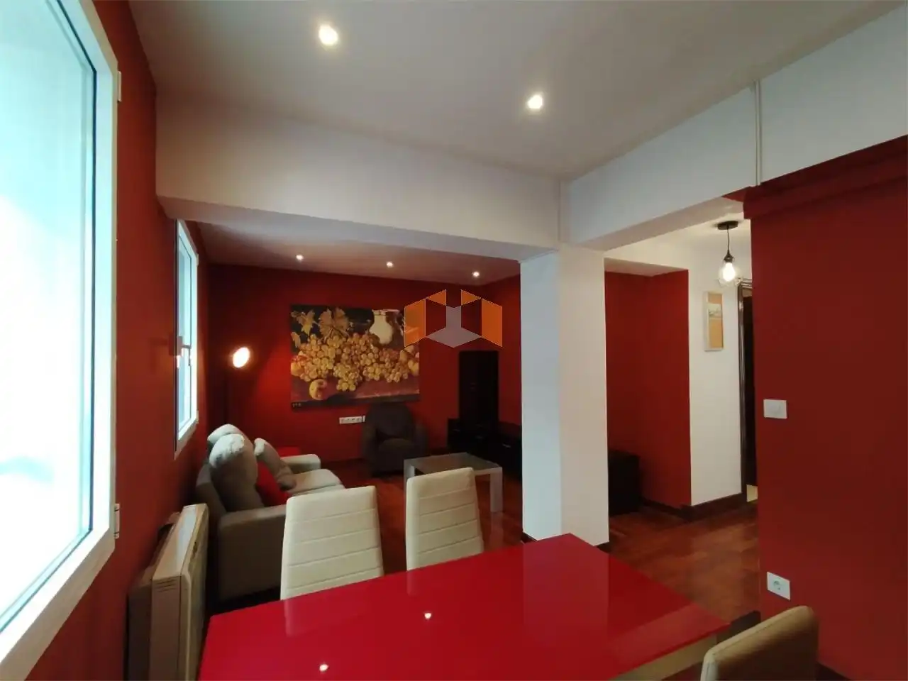 Wohnzimmer von Wohnung zum Verkauf in Vigo  mit Heizung, Abstellraum und Balkon