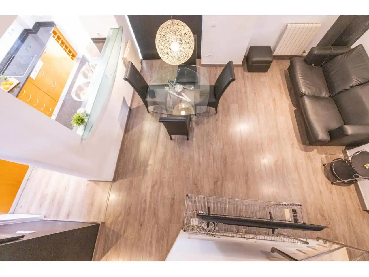 Dining room of Flat for sale in Girona  with Air Conditioner, Heating and Parquet flooring