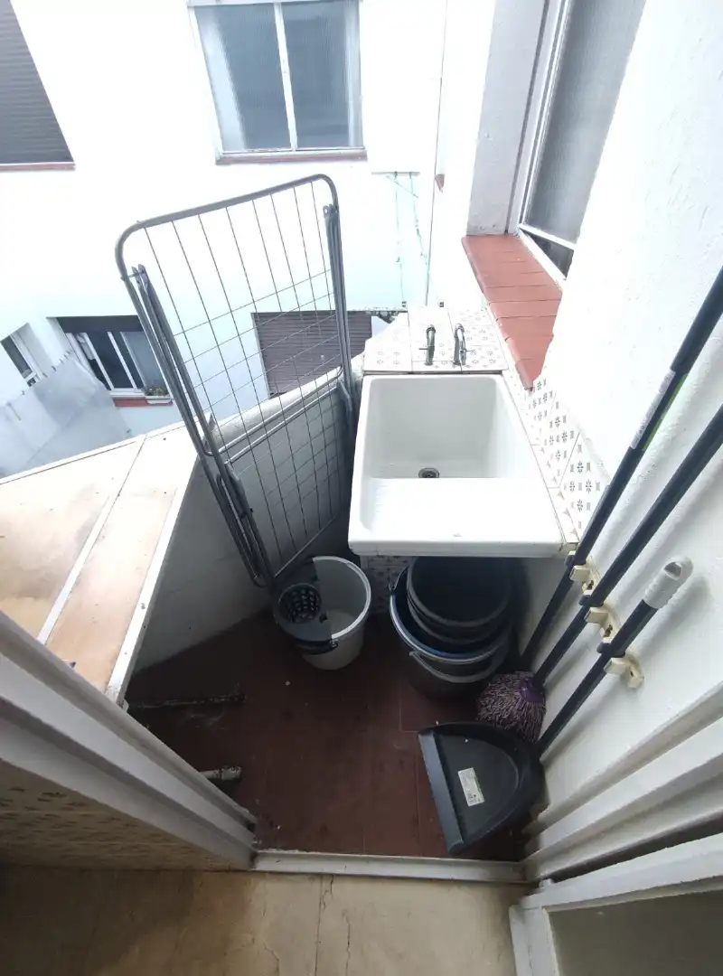 Balcony of Flat for rent in Ourense Capital   with Heating, Furnished and Oven