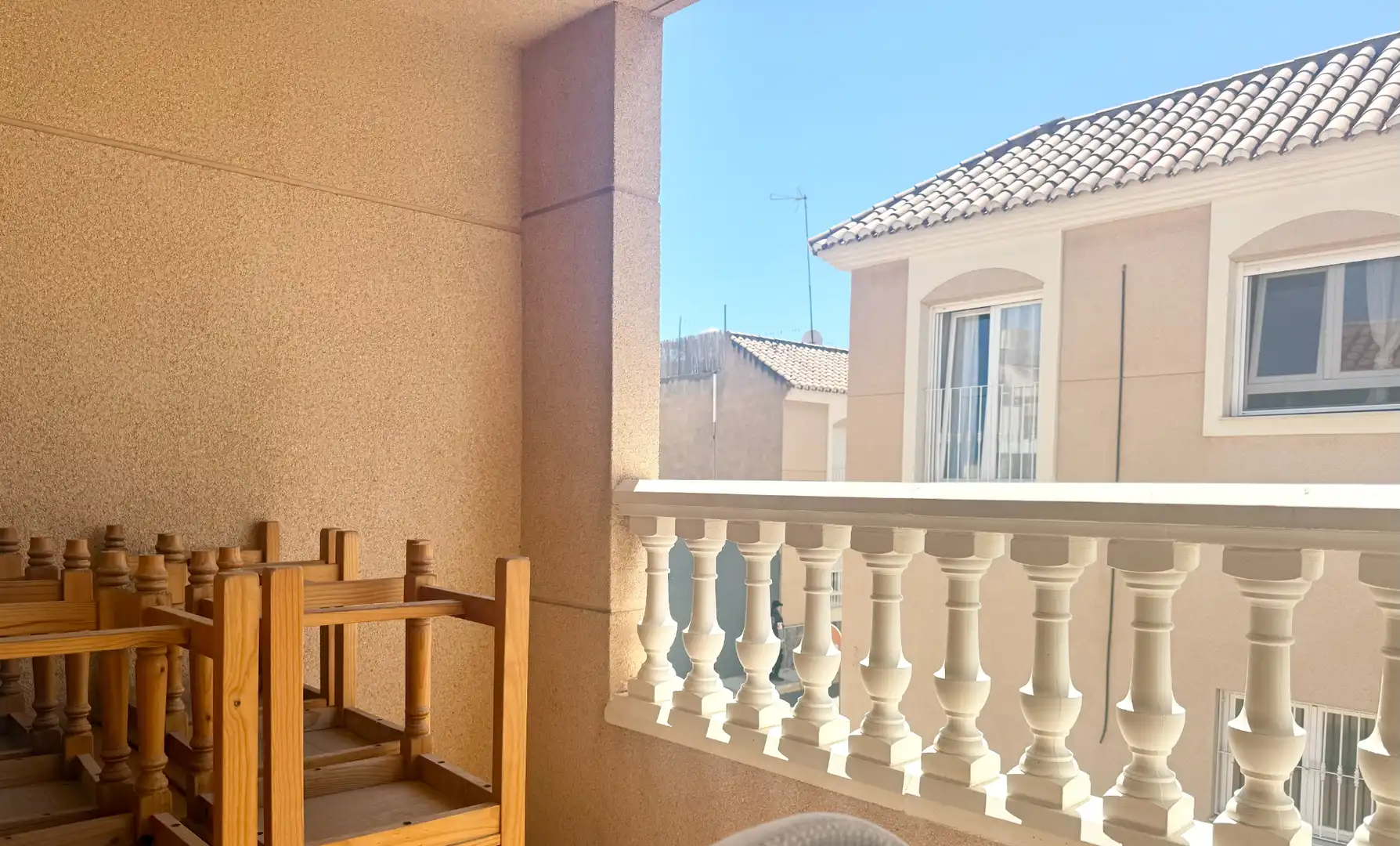 Balcony of Detached homes for sale in Roquetas de Mar  with Furnished