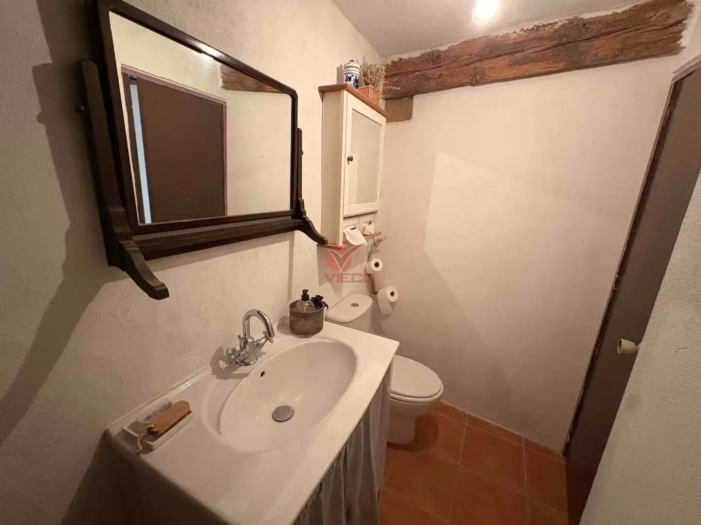 Bathroom of Houses for sale in Palomera  with Heating and Storage room