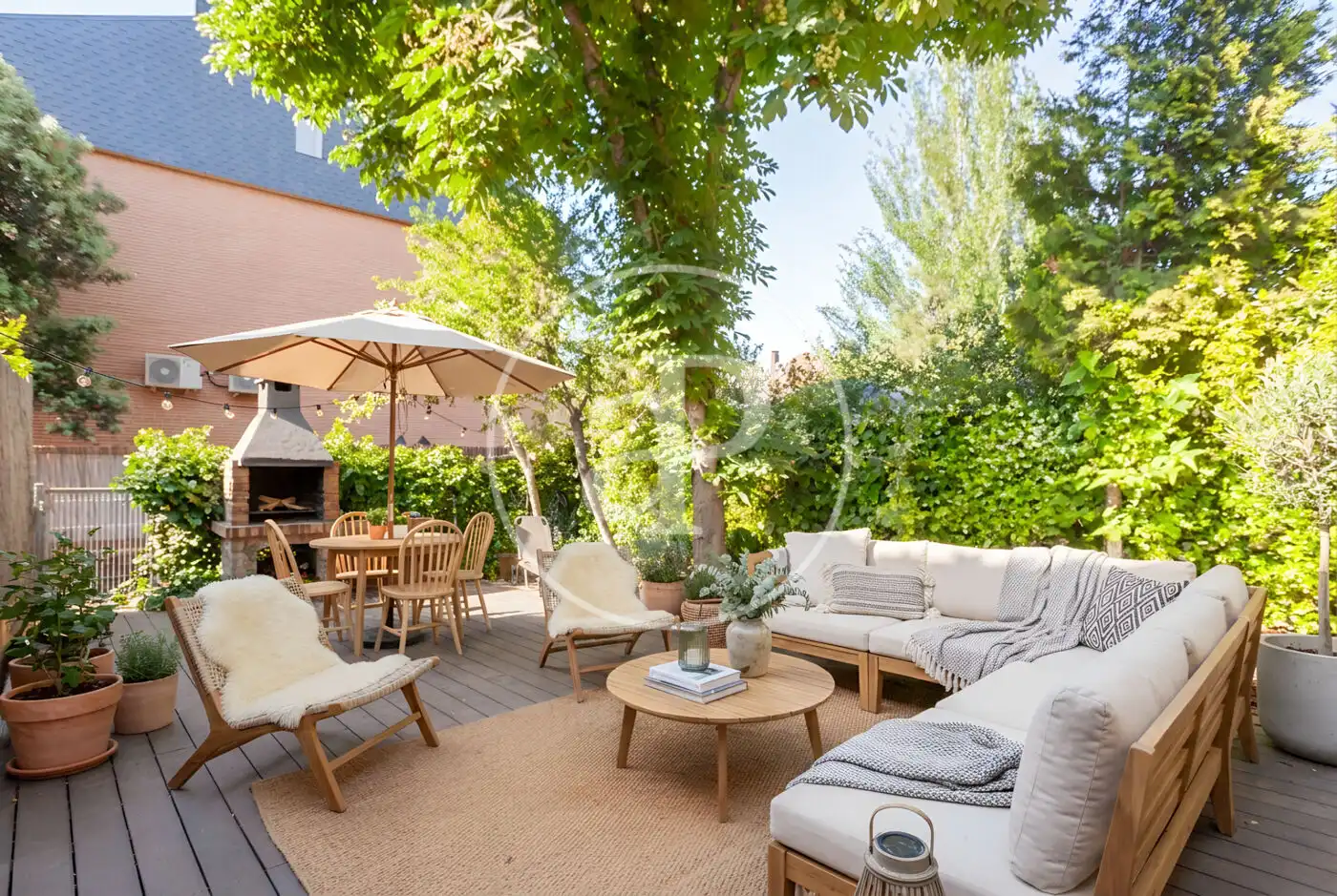 Terraza de Casa adosada en venta en Las Rozas de Madrid con Calefacción