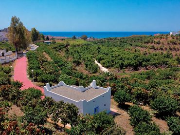 Casa rústica amb jardí en venda a del cementario