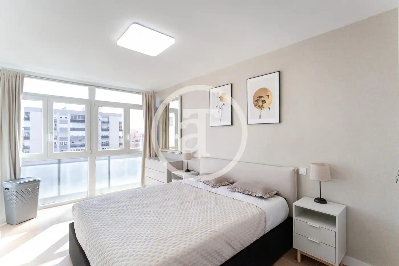 Bedroom of Flat for rent in Madrid  with Heating, Furnished and Oven