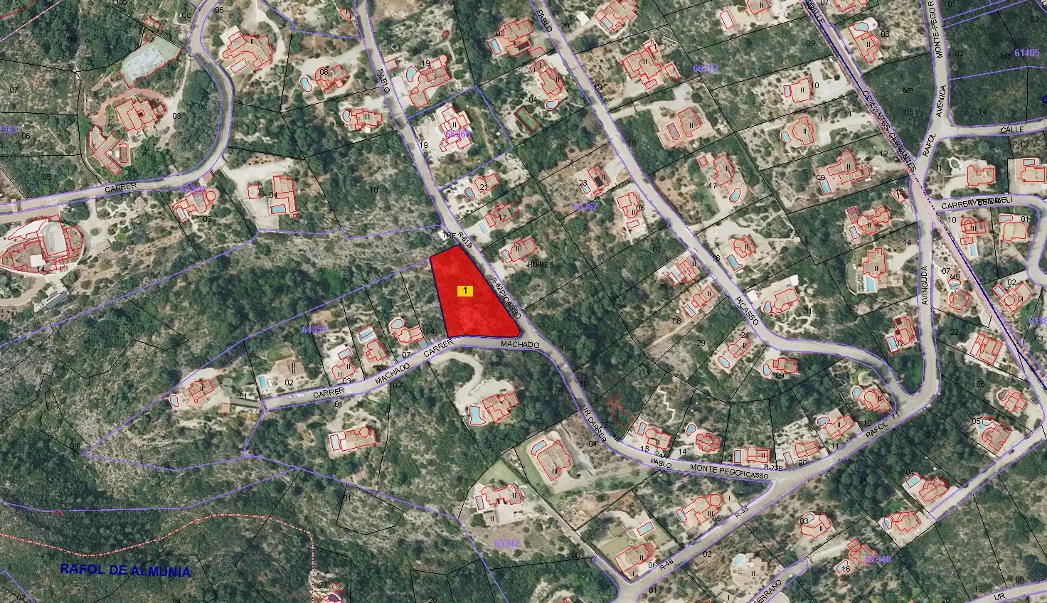 Wohnbaugrundstück zum Verkauf in Urbanización Monte Pego 58
