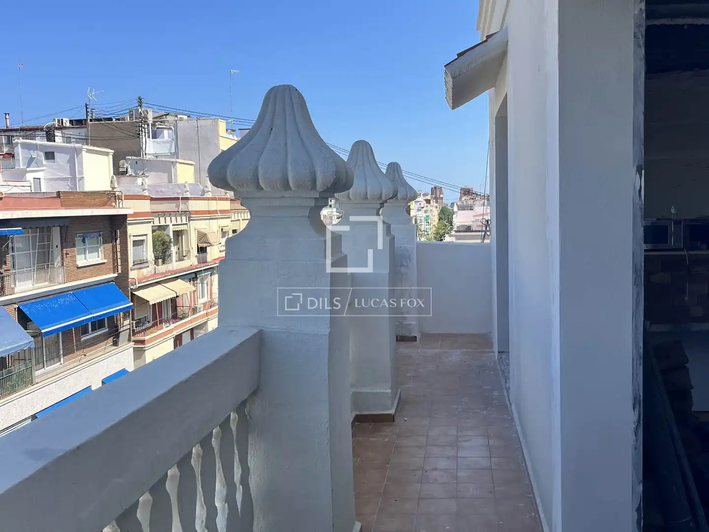 Terrasse von Dachboden zum Verkauf in Valencia