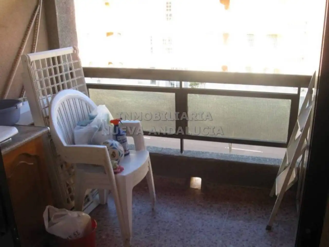 Terraza de Piso de alquiler en Almería con Terraza, Amueblado y Piscina comunitaria