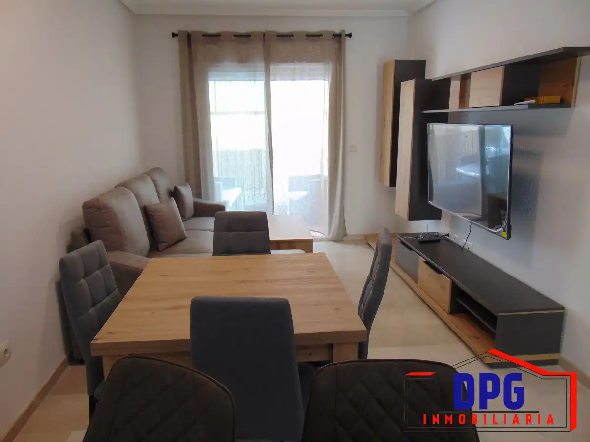 Living room of Apartments for sale in Garrucha  with Terrace, Storage room and Furnished