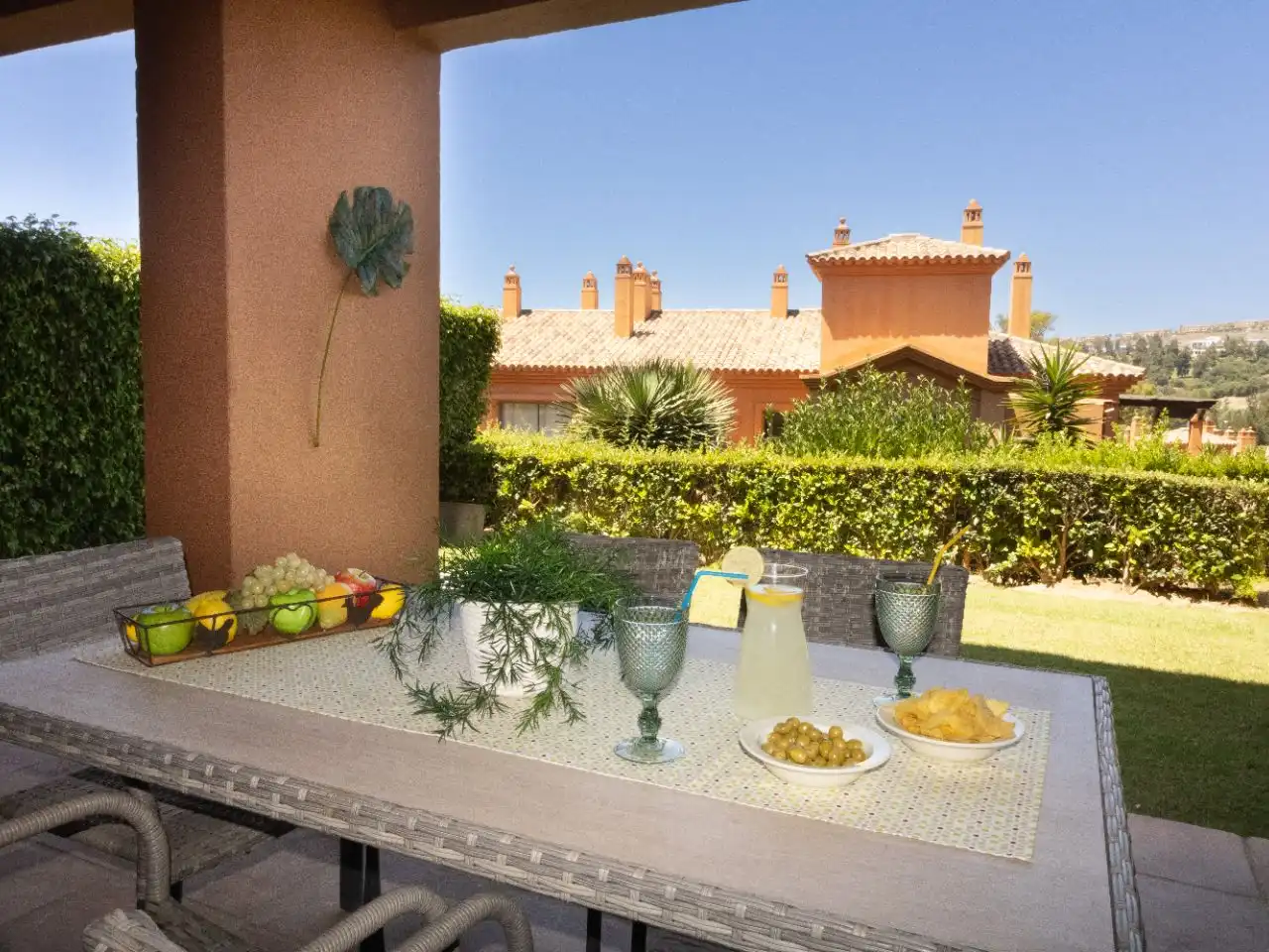 Terrace of Flat for sale in Estepona  with Air Conditioner, Private garden and Terrace