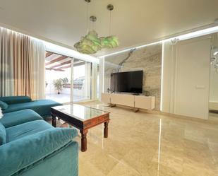 Living room of Attic for sale in Estepona  with Air Conditioner, Terrace and Storage room