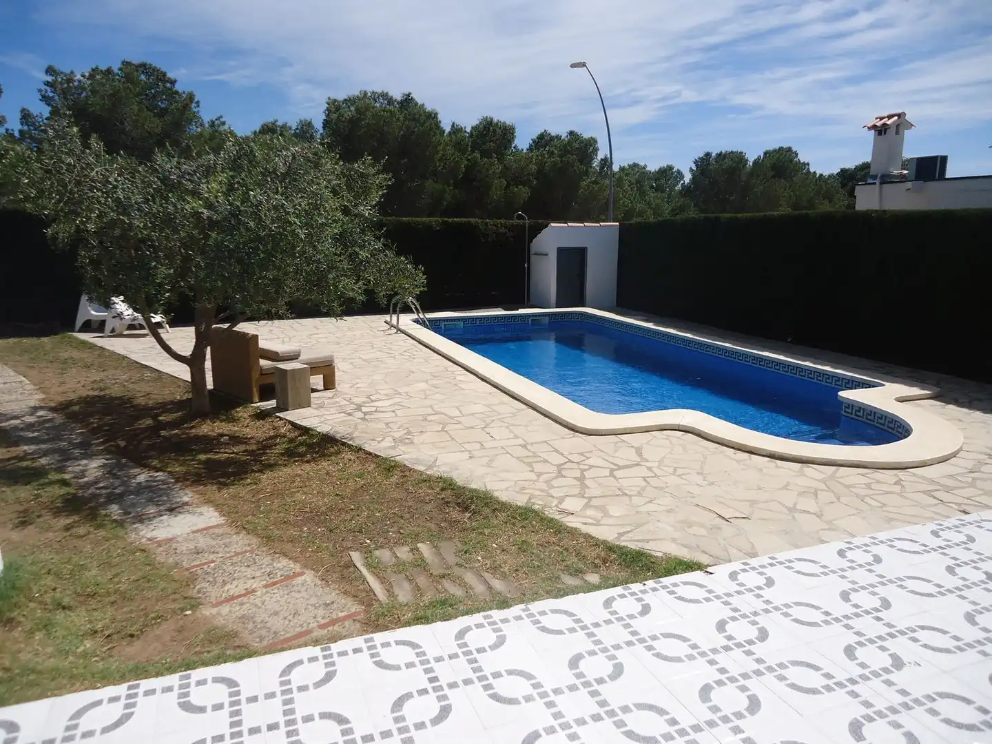 Piscina de Casa o xalet en venda en L'Ametlla de Mar  amb Jardí privat, Terrassa i Traster