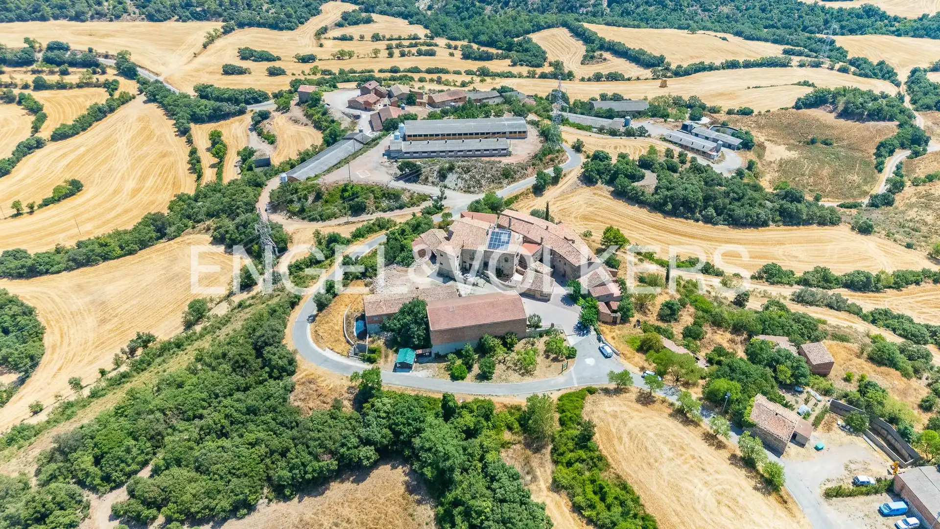 Vista exterior de Casa o chalet en venta en Calonge de Segarra con Calefacción, Jardín privado y Terraza