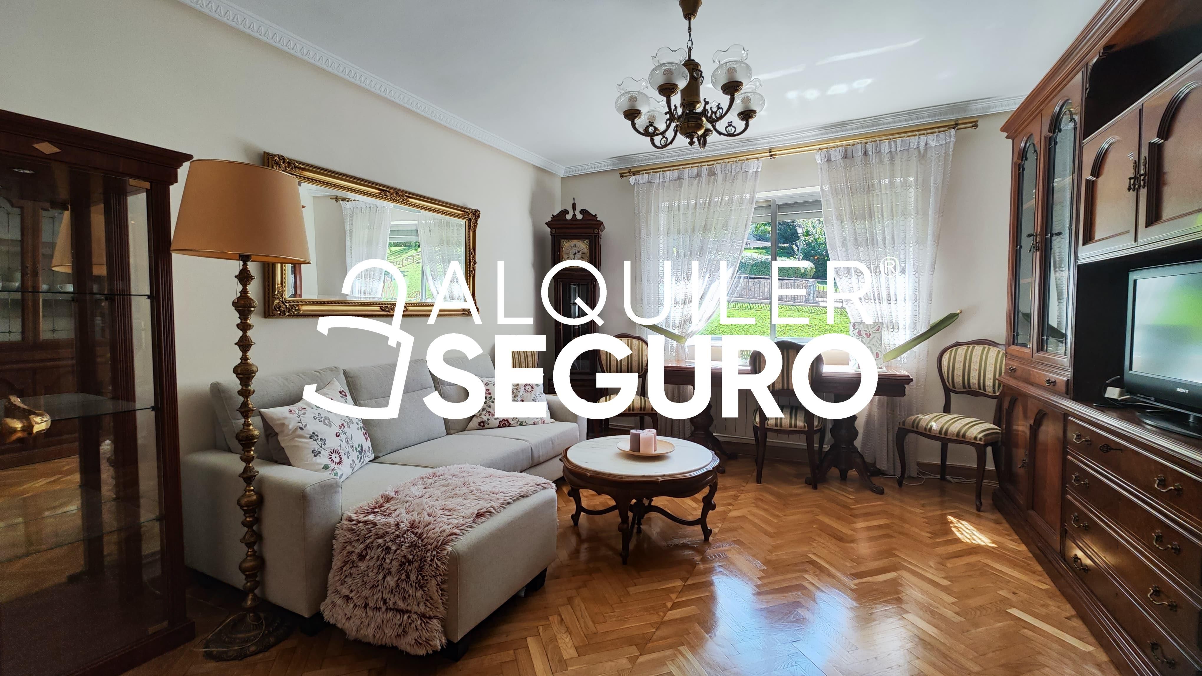 Sala de estar de Piso de alquiler en  Madrid Capital con Aire acondicionado, Calefacción y Terraza