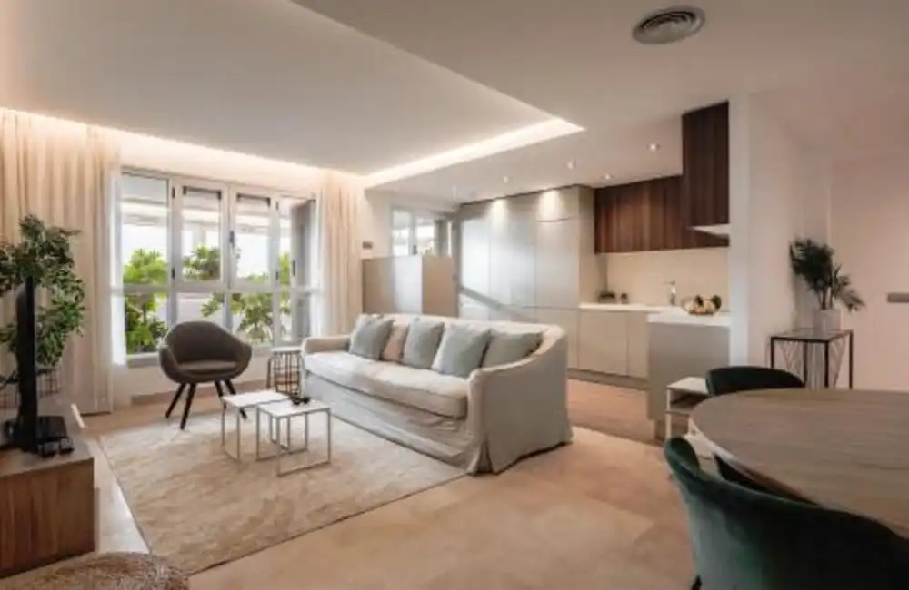 Living room of Apartments for rent in Marbella  with Air Conditioner, Terrace and Swimming Pool