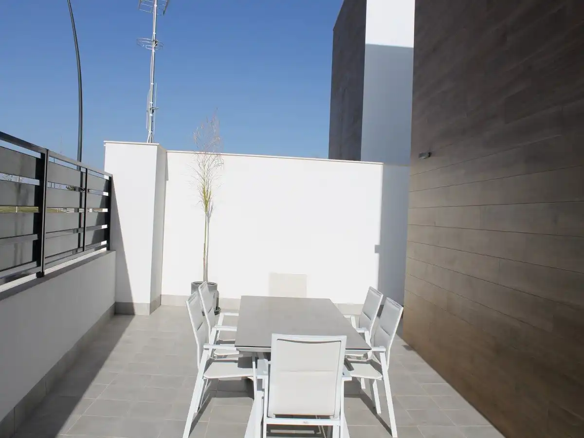 Terrassa de Casa o xalet en venda en Torre-Pacheco amb Piscina